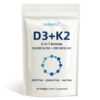 PANWELL Vitamin D3 K2 Supplement Softgels – 2 in 1 Vitamins D & K with MK7 | Easy-to-Swallow Supplement for Calcium Absorption, Bone, Teeth & Immune Health